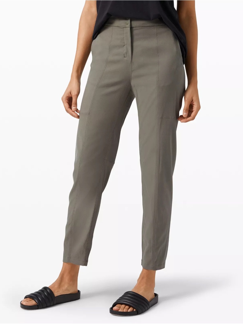 lululemon athletica Olive Cropped Ankle Pants